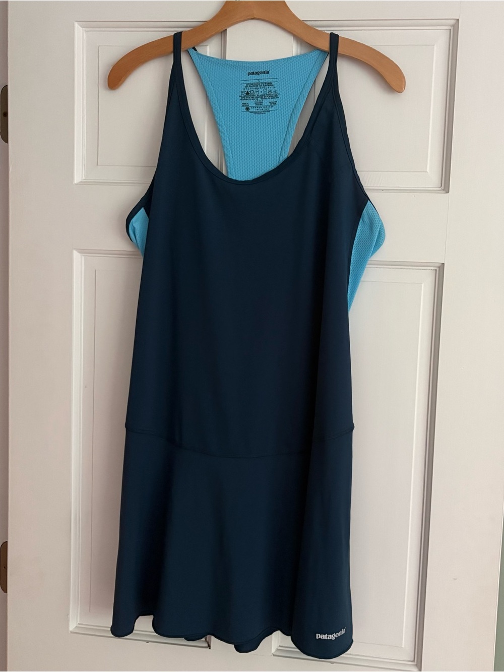 Patagonia All Weather Dress Large Deep Space Blue